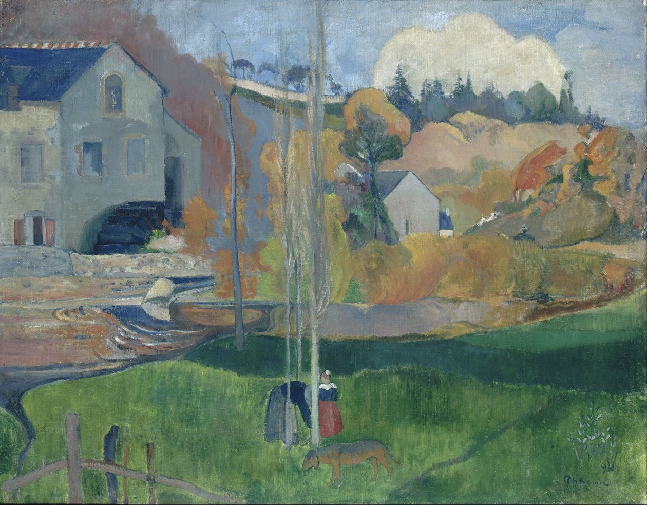 Maisema Bretagnen. David Mill, 1894 tekijältä Paul Gauguin