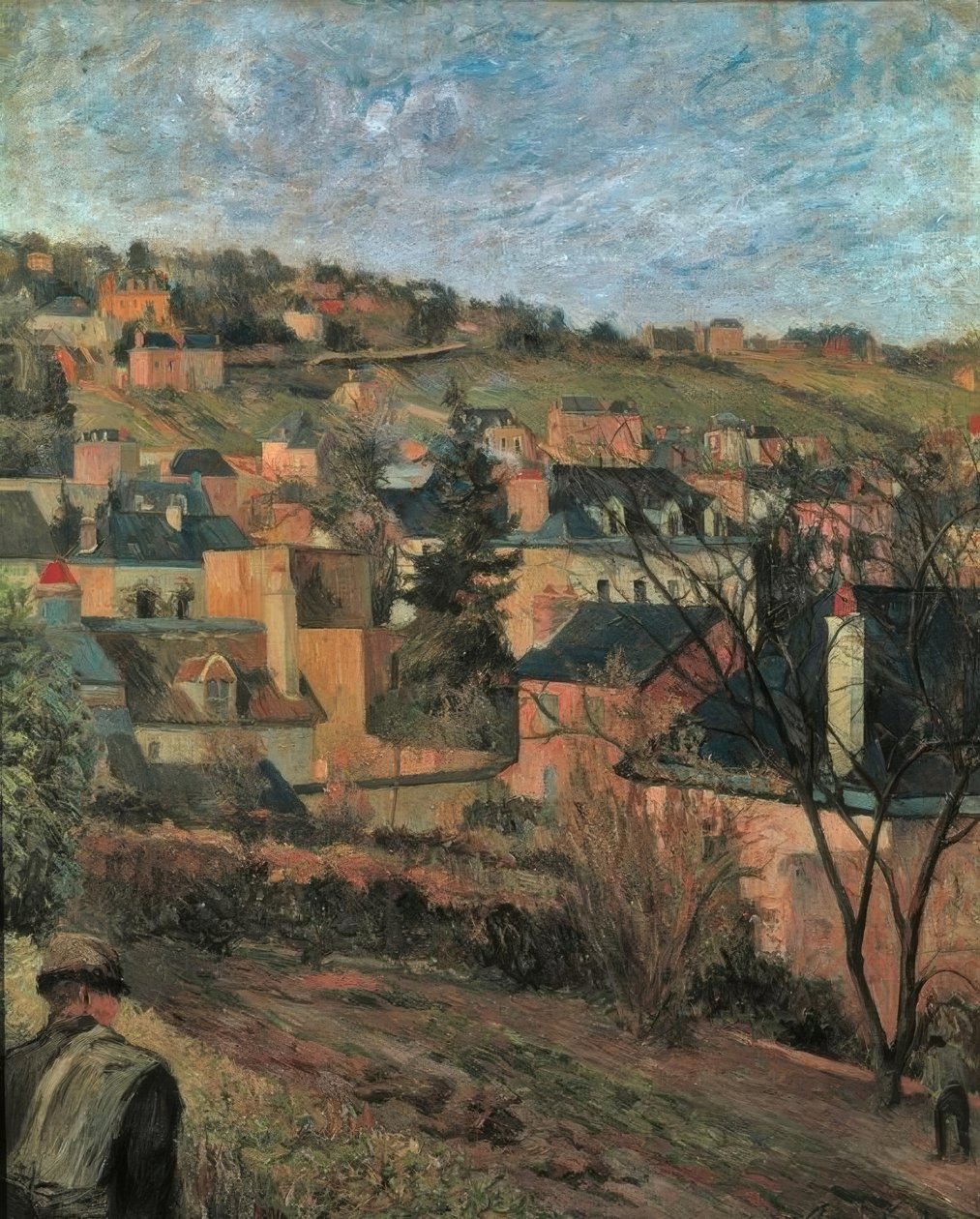 Les toits bleus (Rouen) tekijältä Paul Gauguin