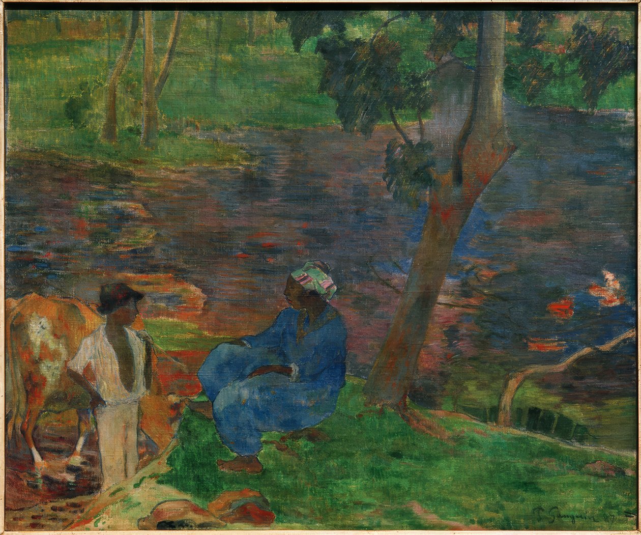 Martinique (Am Teichufer) tekijältä Paul Gauguin