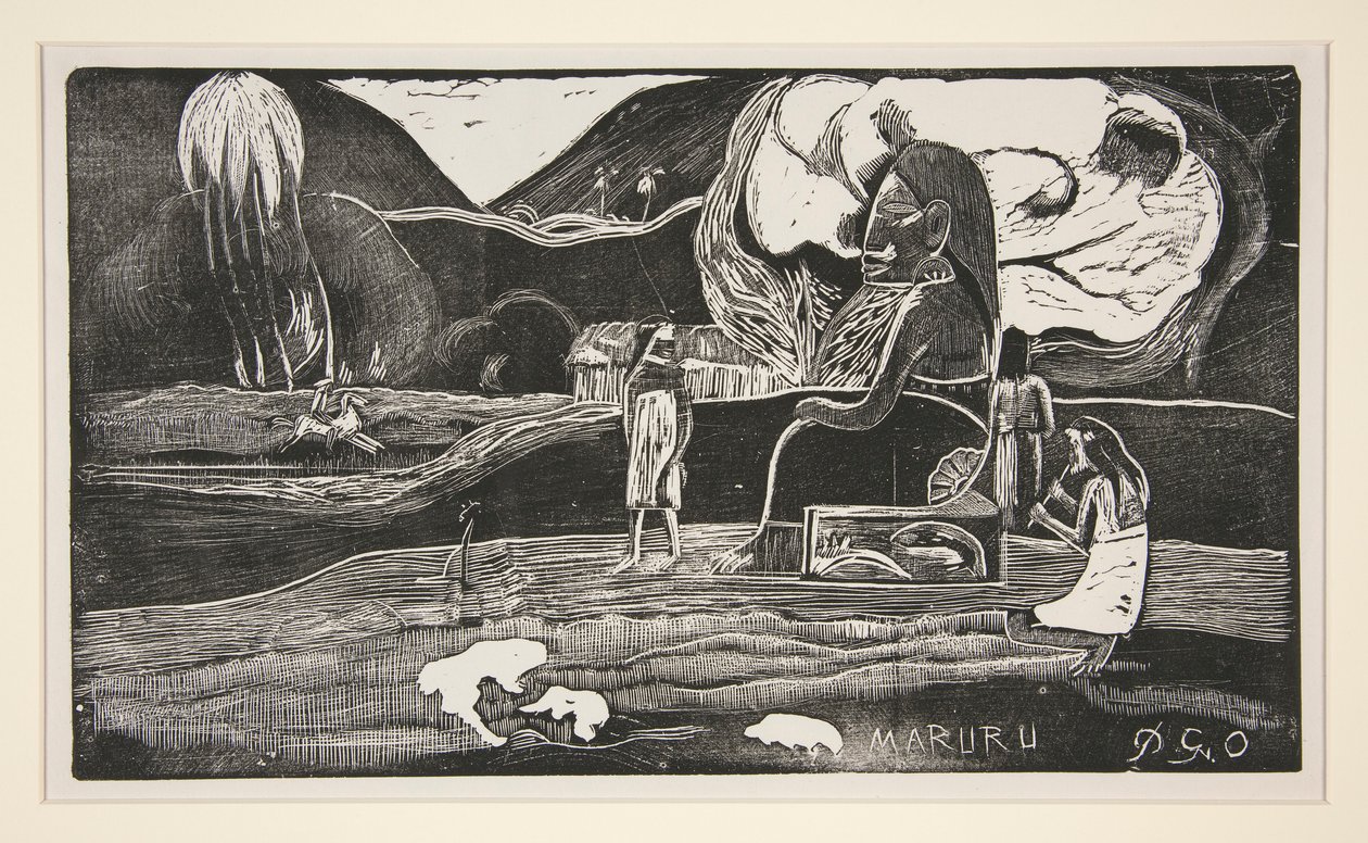 Maruru; Merci - Kiitollisuuden uhri tekijältä Paul Gauguin