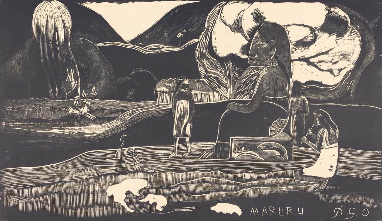 Maruru kiitos. tekijältä Paul Gauguin