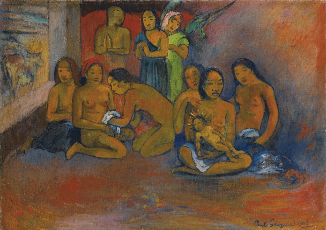 Syntymä, 1902 tekijältä Paul Gauguin