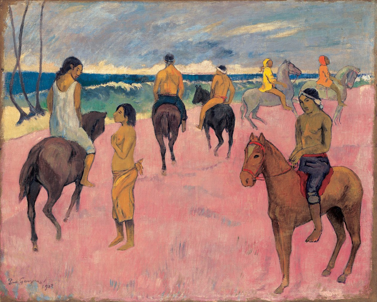 Hevosella meren rannalla II. tekijältä Paul Gauguin