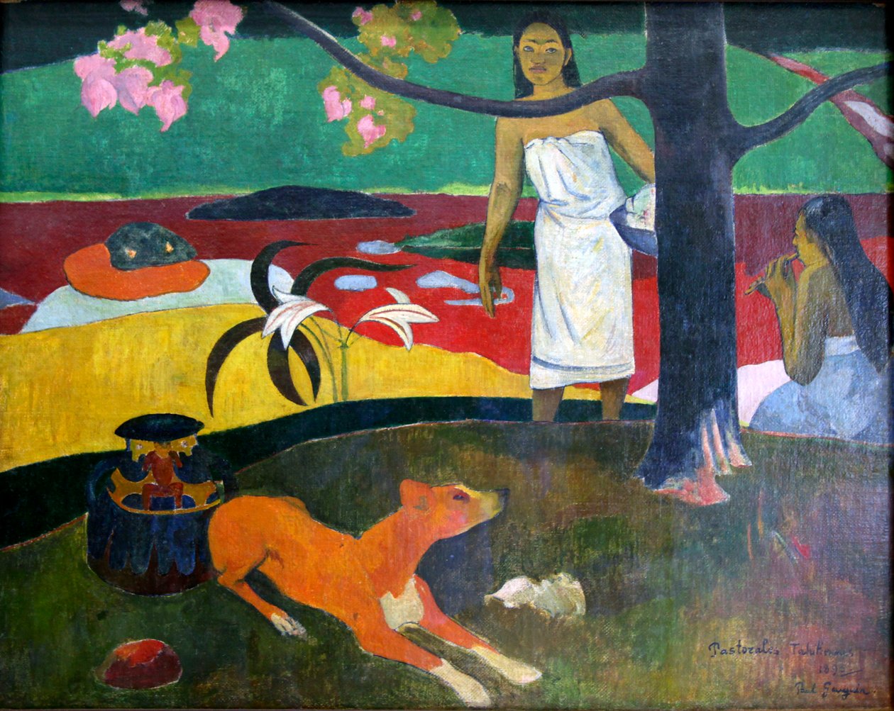 "Tahitian Pastorals", 1892. tekijältä Paul Gauguin