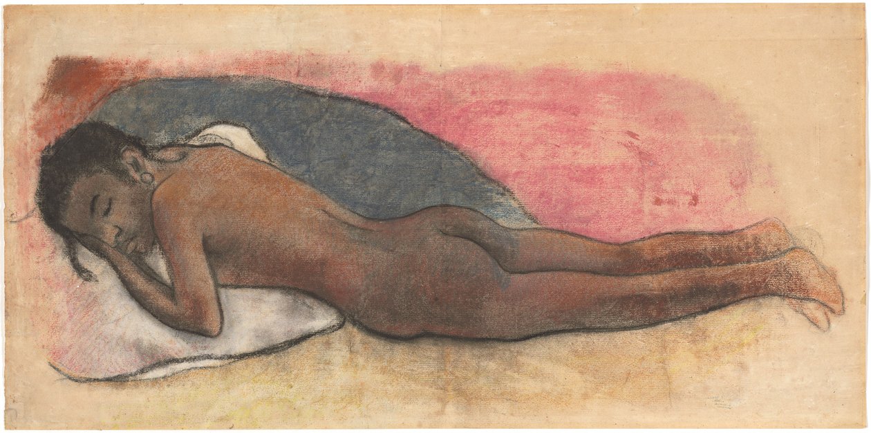Makaava alaston [recto] tekijältä Paul Gauguin