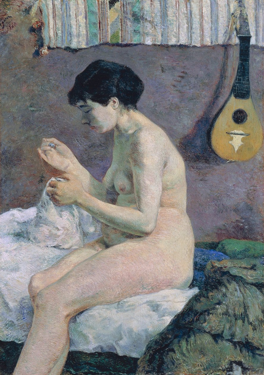 Nude, Suzanne ompelututkimus tekijältä Paul Gauguin