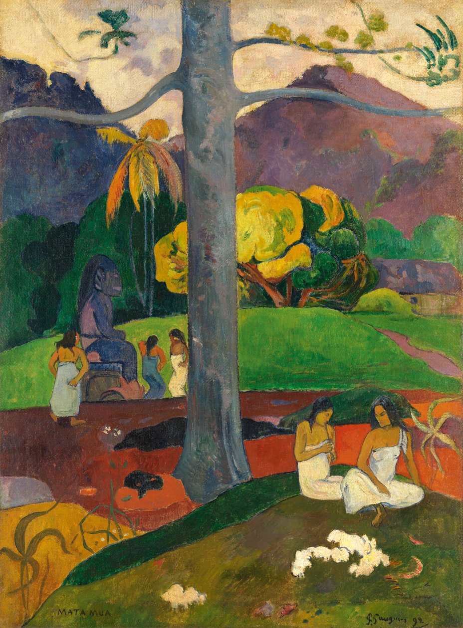 Tahitilainen:  Mata Mua vanhoina aikoina tekijältä Paul Gauguin
