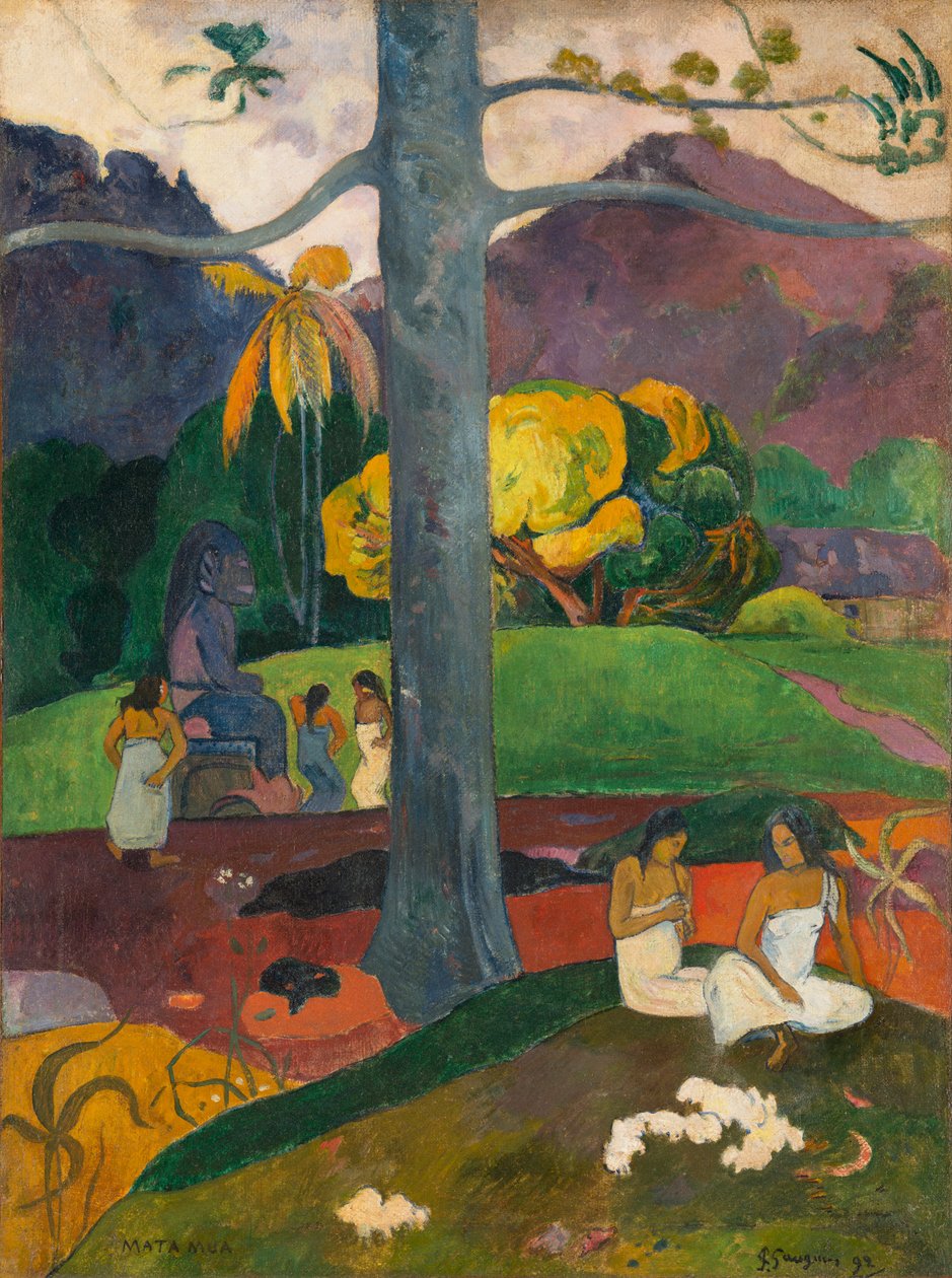 Tahitilainen:  Mata Mua vanhoina aikoina tekijältä Paul Gauguin