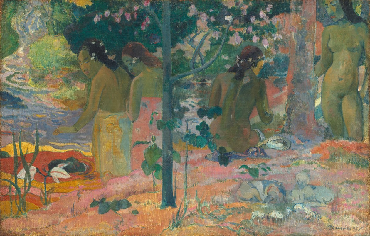 Uimarit, 1897. tekijältä Paul Gauguin