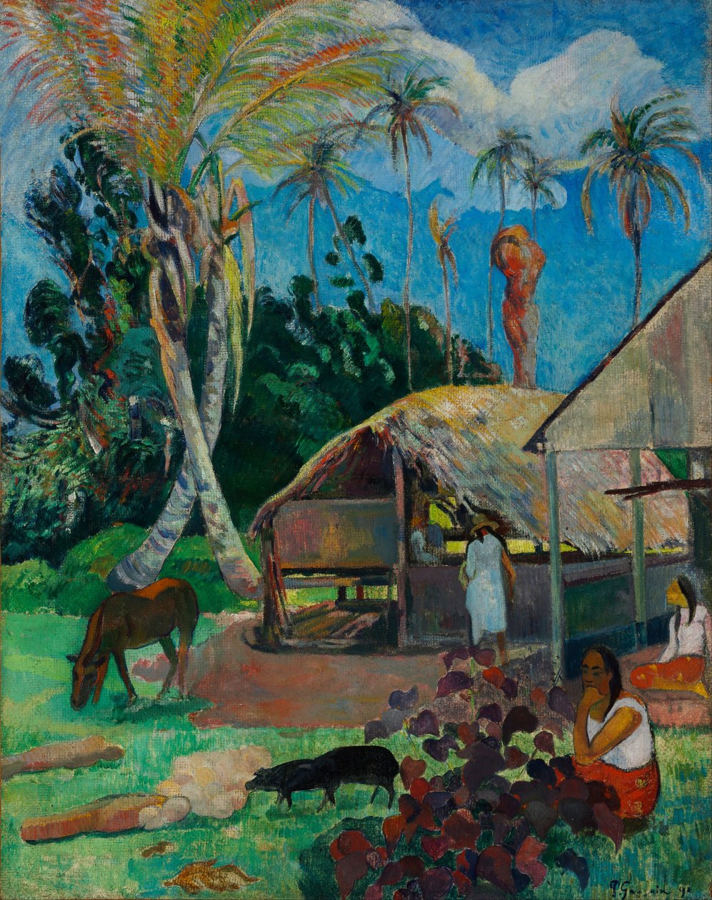 Mustat siat tekijältä Paul Gauguin