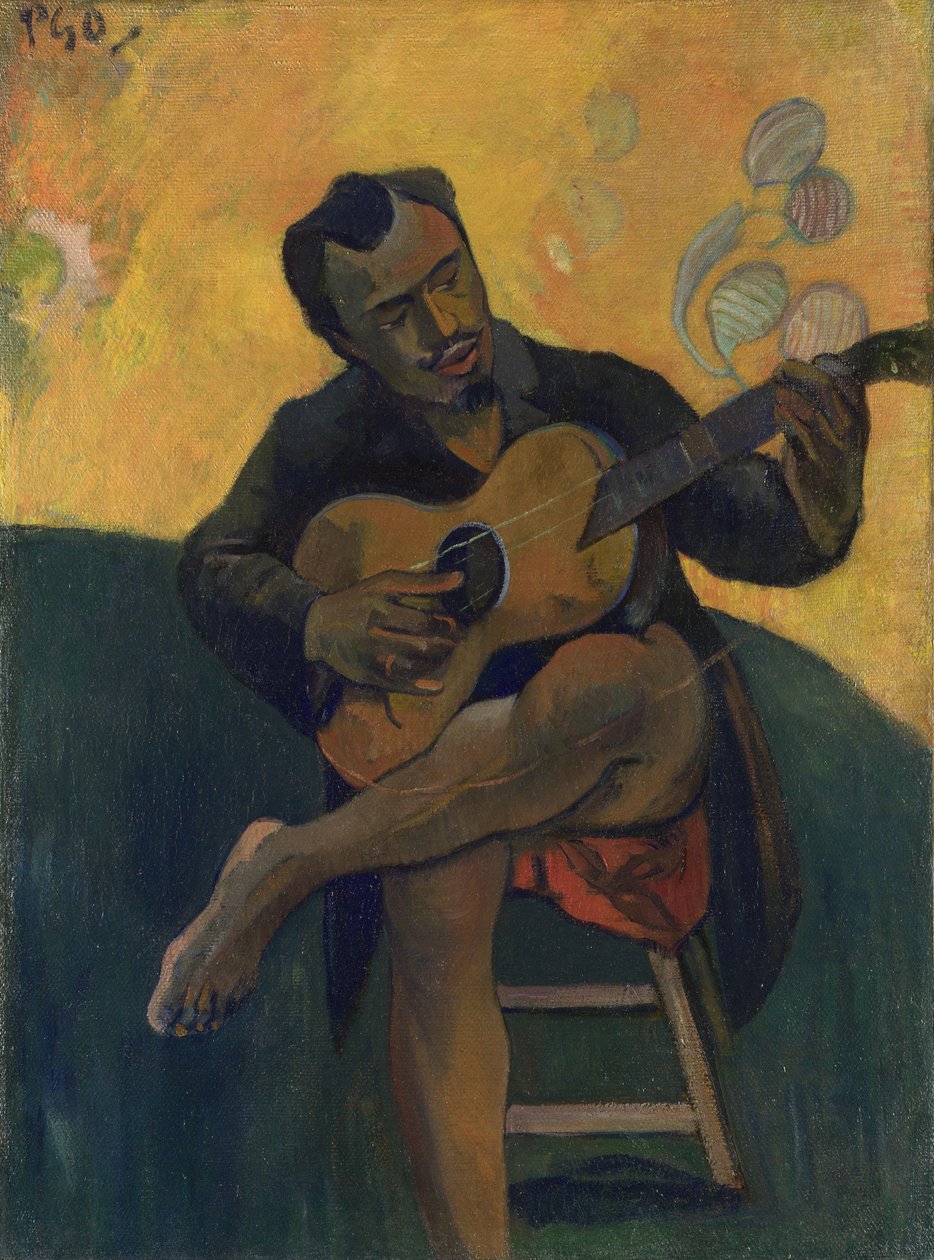 Kitaristi, 1894 tekijältä Paul Gauguin