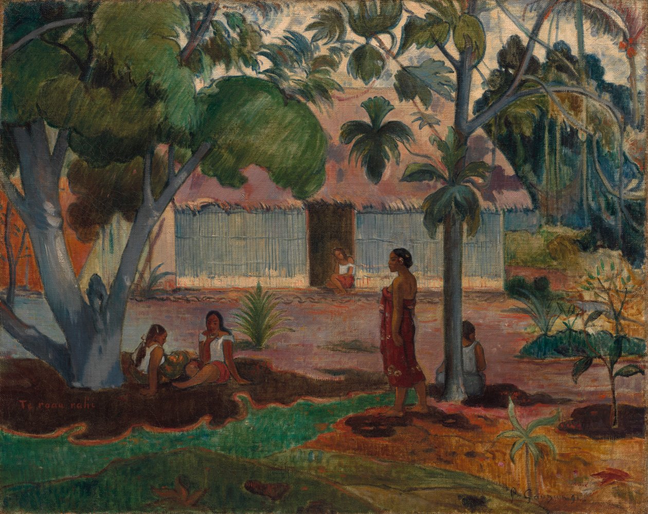 Suuri puu, 1891. tekijältä Paul Gauguin
