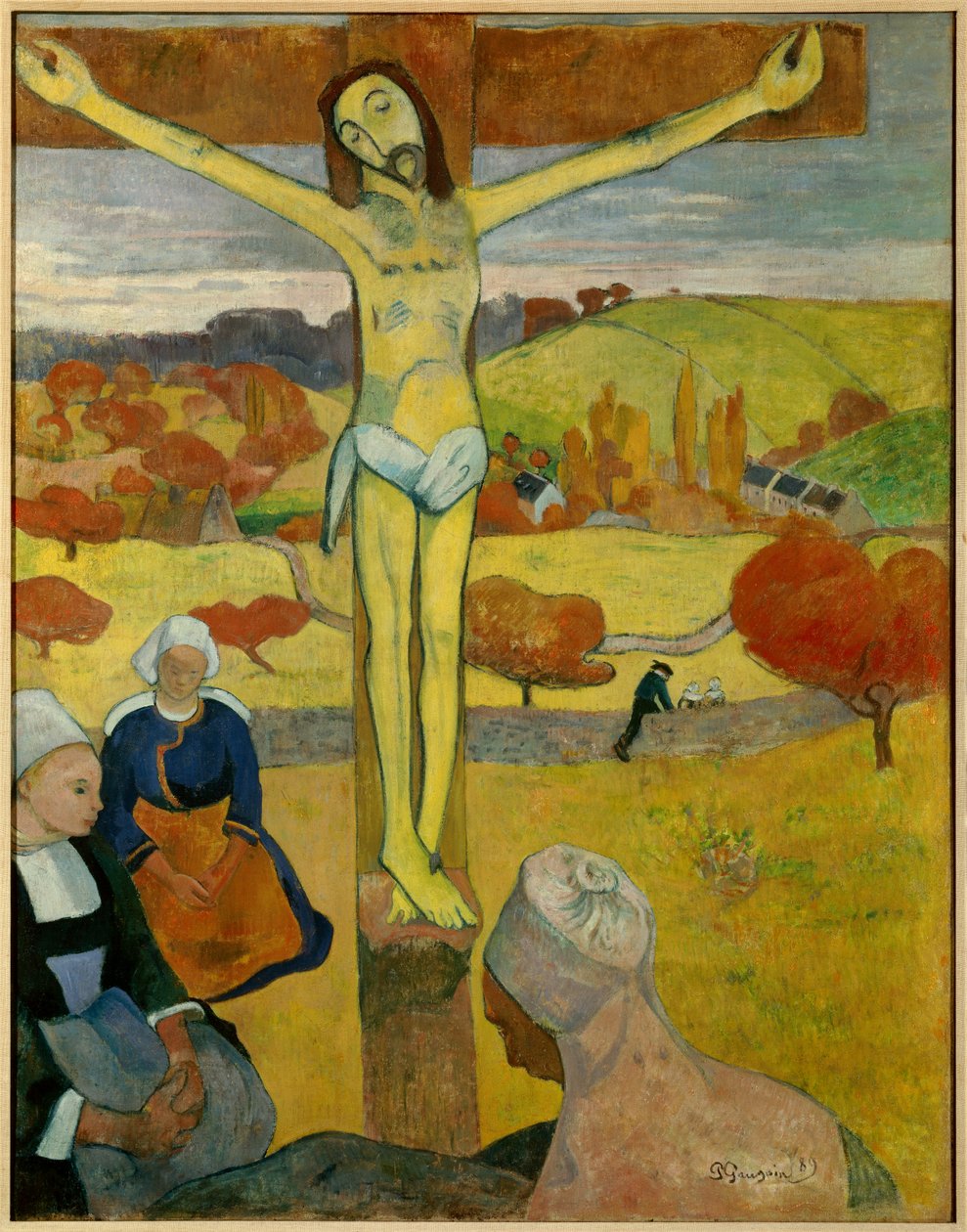 Keltainen Kristus, 1889 tekijältä Paul Gauguin