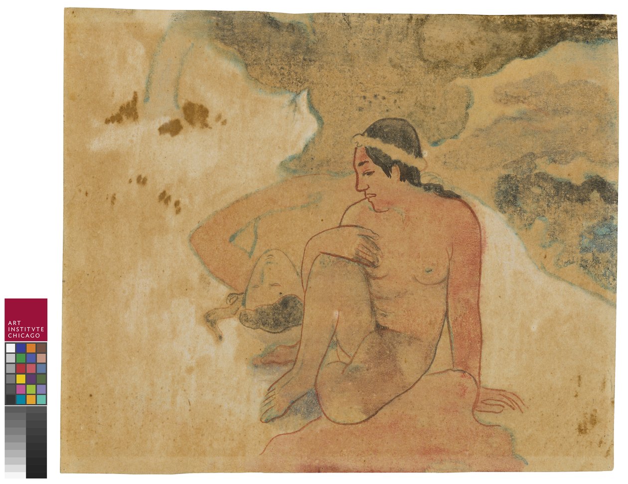 Mitä! Oletko mustasukkainen?, 1894 tekijältä Paul Gauguin