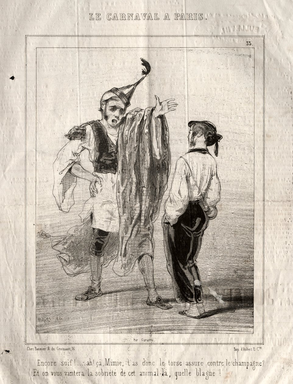 Karnevaali, 1841-1843. tekijältä Paul Gavarni