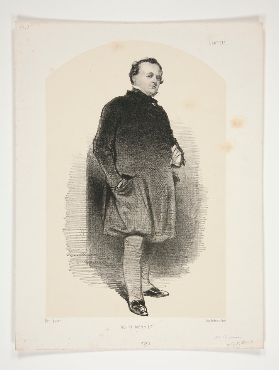 Henry Monnier tekijältä Paul Gavarni