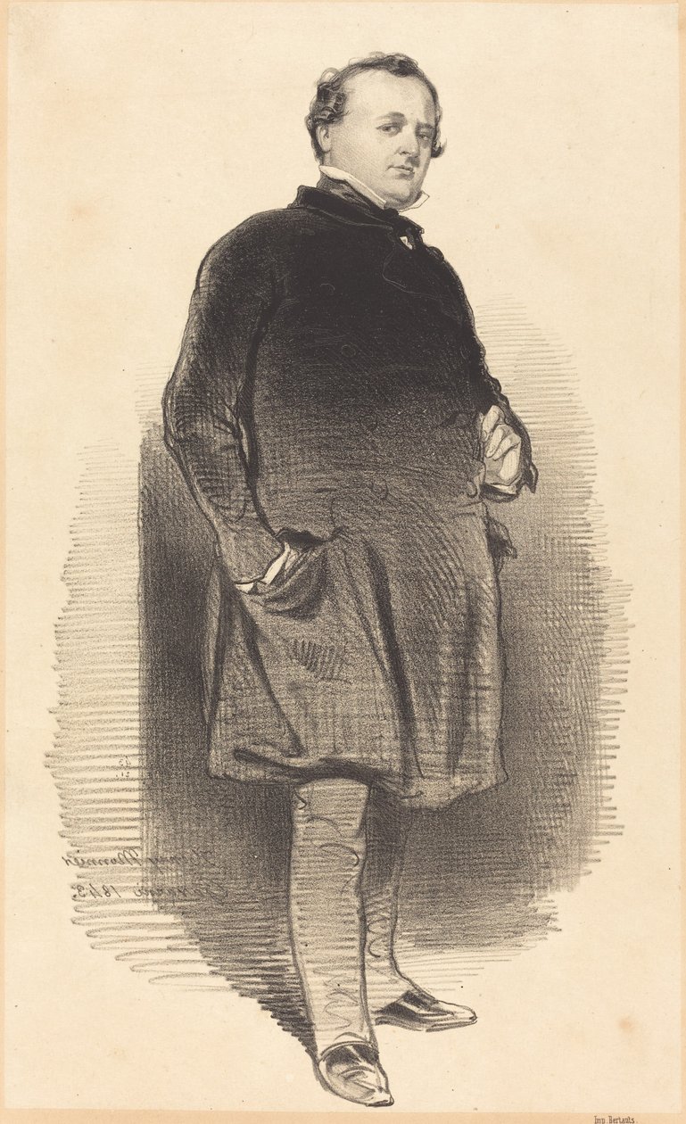 Henry Monnier tekijältä Paul Gavarni