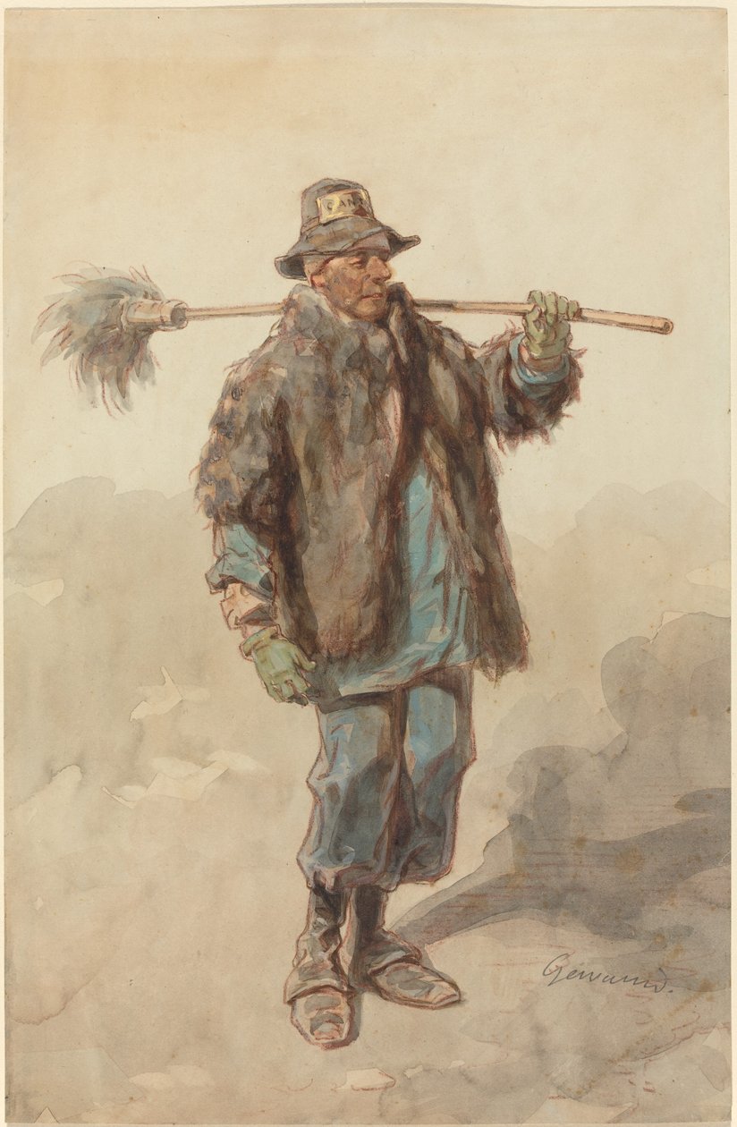 Street Sweeper (Le Cantonnier) tekijältä Paul Gavarni
