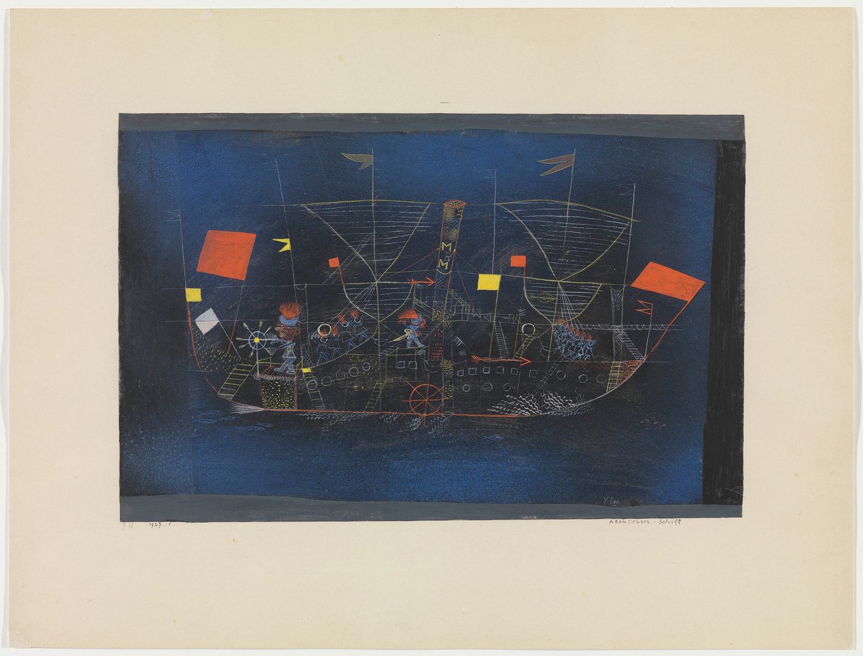 Seikkailulaiva Seikkailulaiva, 1927. tekijältä Paul Klee