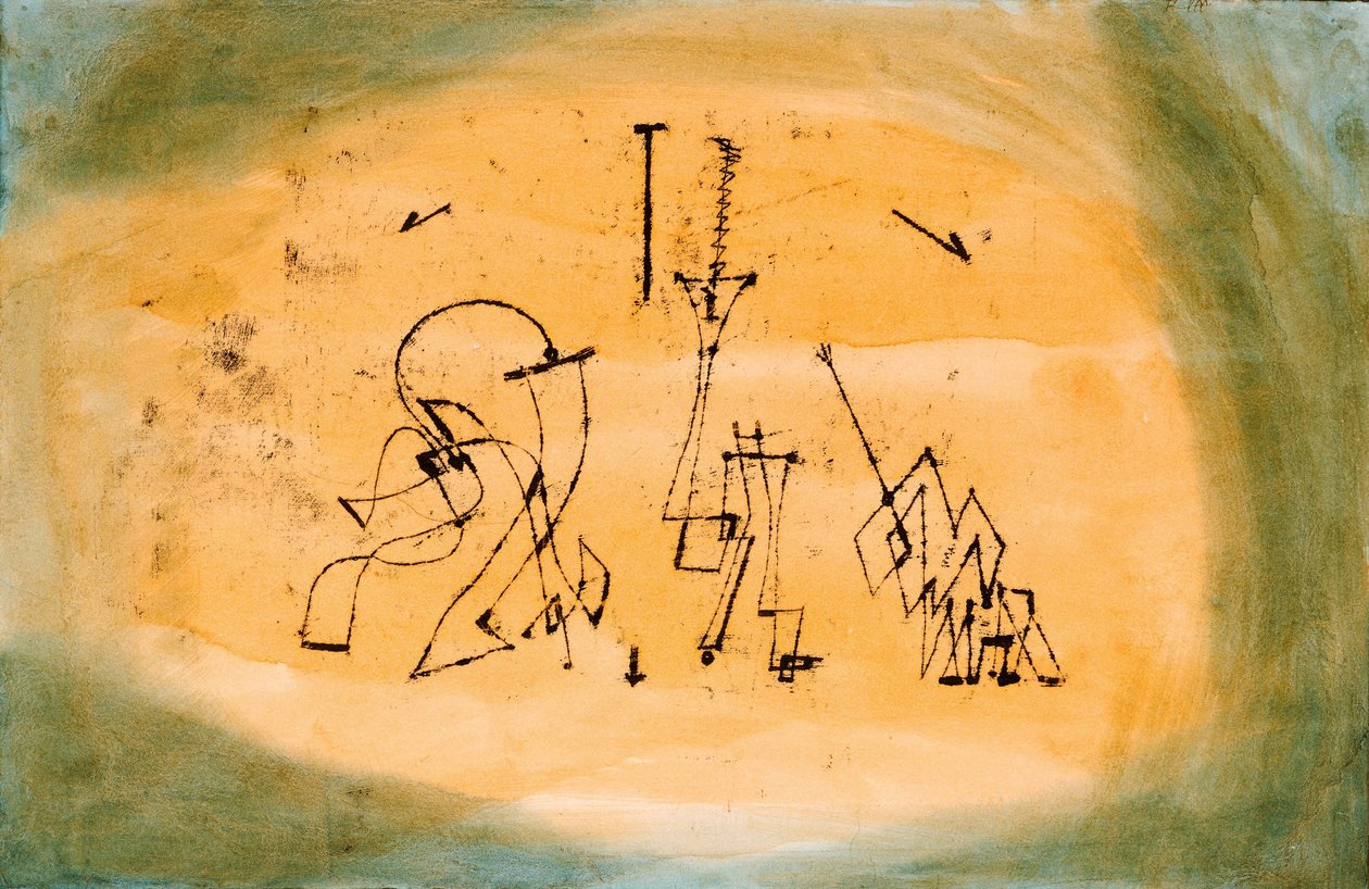 Abstract Trio, 1923 tekijältä Paul Klee