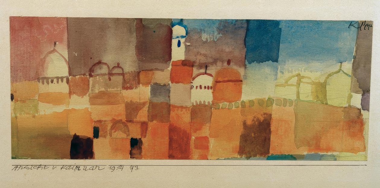 Ansicht von Kairuan tekijältä Paul Klee