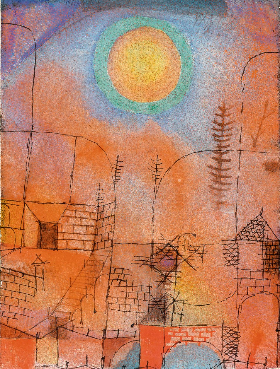 Bau, 1919. tekijältä Paul Klee