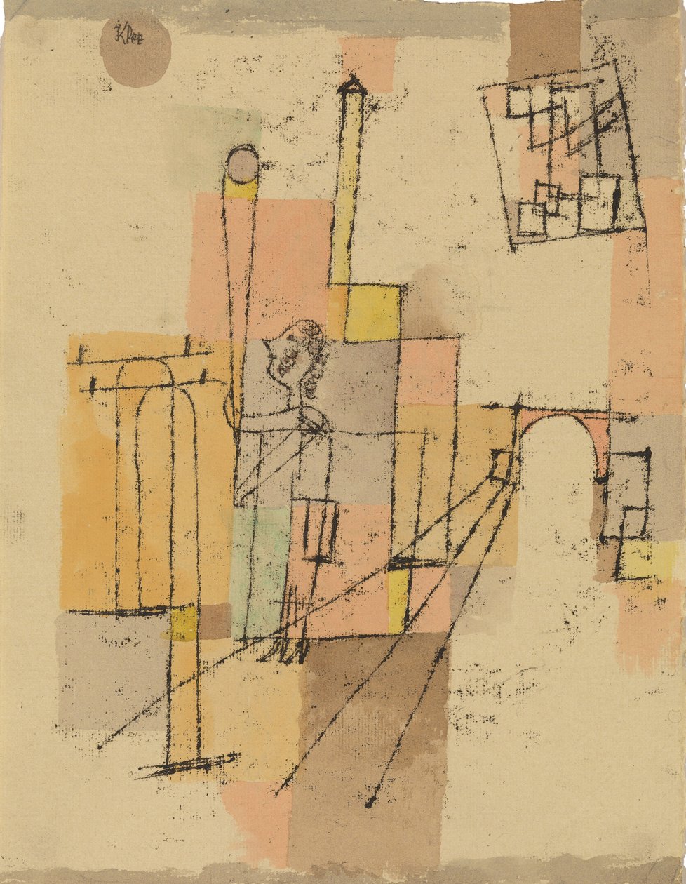 Ennen juhlia, 1920. tekijältä Paul Klee