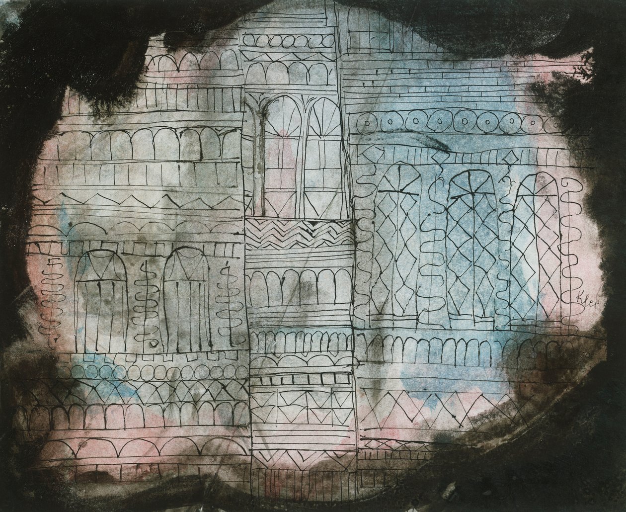 Palava linna tekijältä Paul Klee