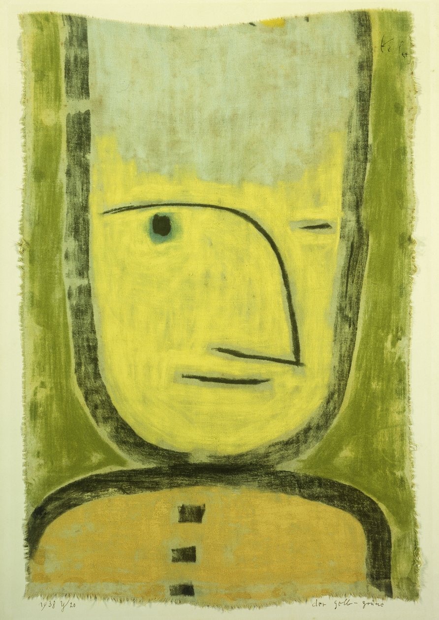 Keltainen-vihreä tekijältä Paul Klee