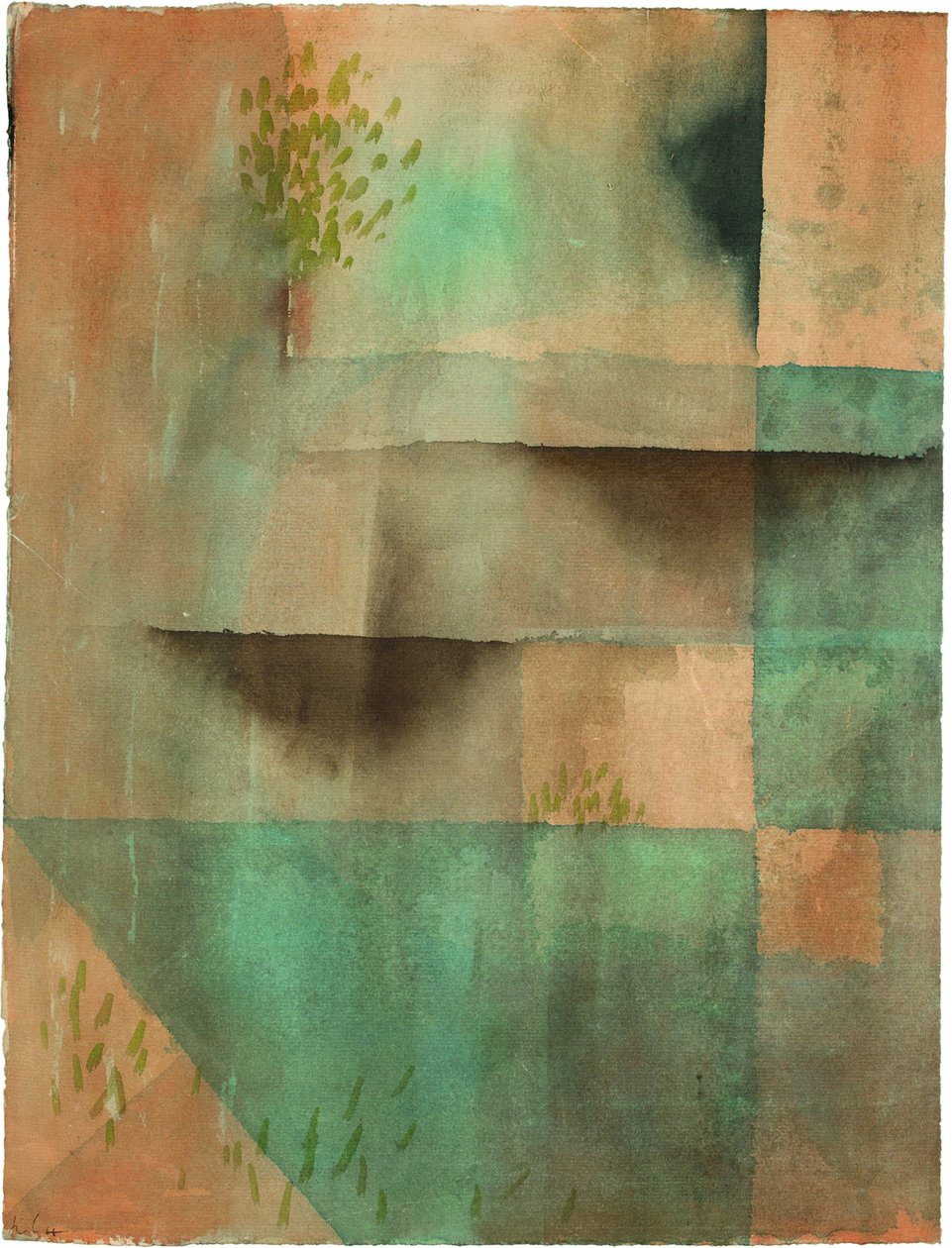Die Mauer The Wall, 1929. tekijältä Paul Klee