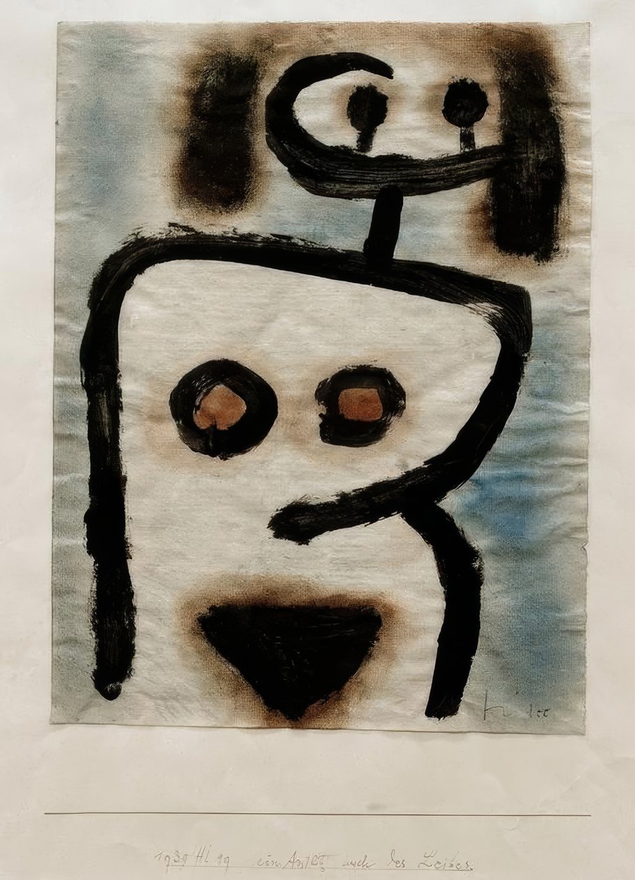 Ein Antlitz auch des Leibes tekijältä Paul Klee