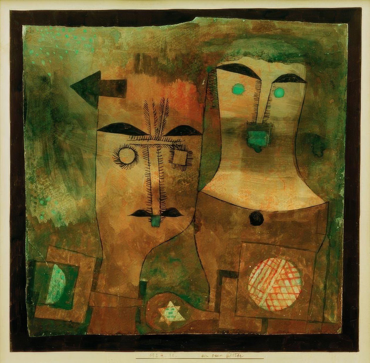 Ein Paar Götter tekijältä Paul Klee