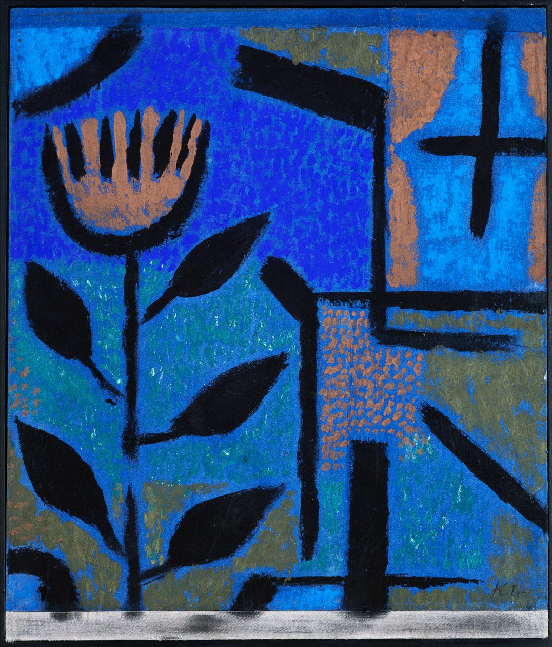 "Yökukka" 1938 (maalaus) tekijältä Paul Klee