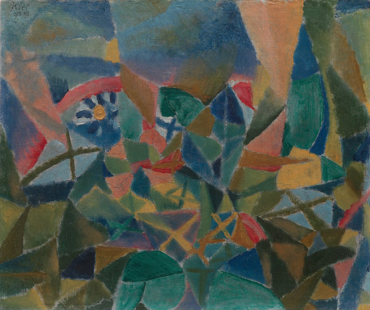 Kukkapenkki, 1913. tekijältä Paul Klee