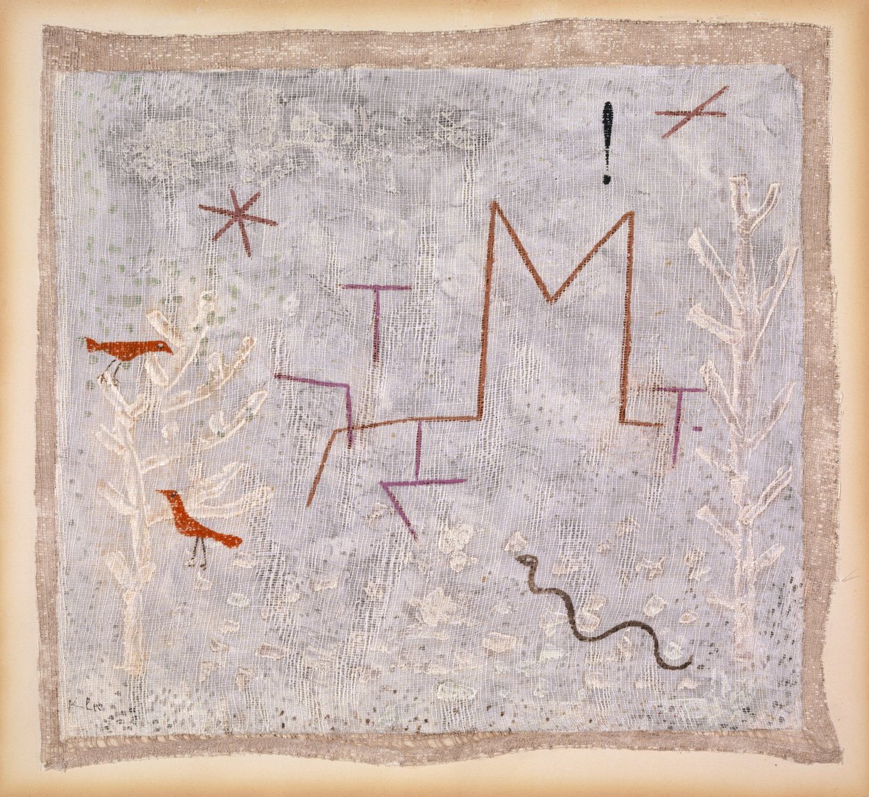 Puutarhaportti K, 1932. tekijältä Paul Klee