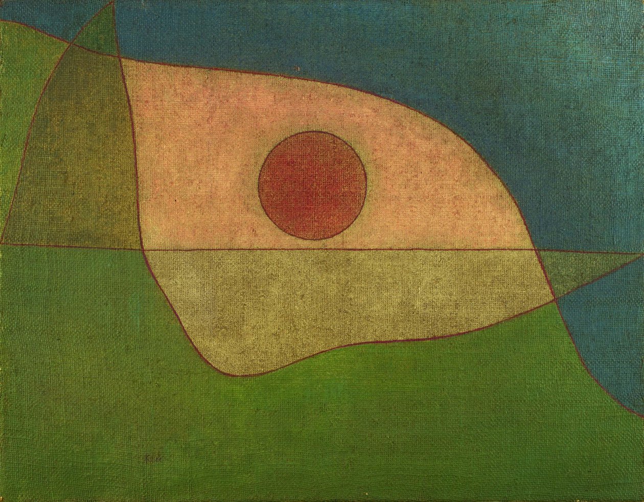 Hiljaisuuden katse Hiljaisuuden katse, 1932. tekijältä Paul Klee