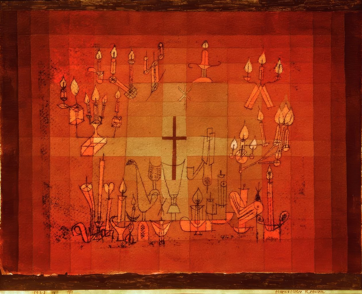 Haeusliches Requiem tekijältä Paul Klee