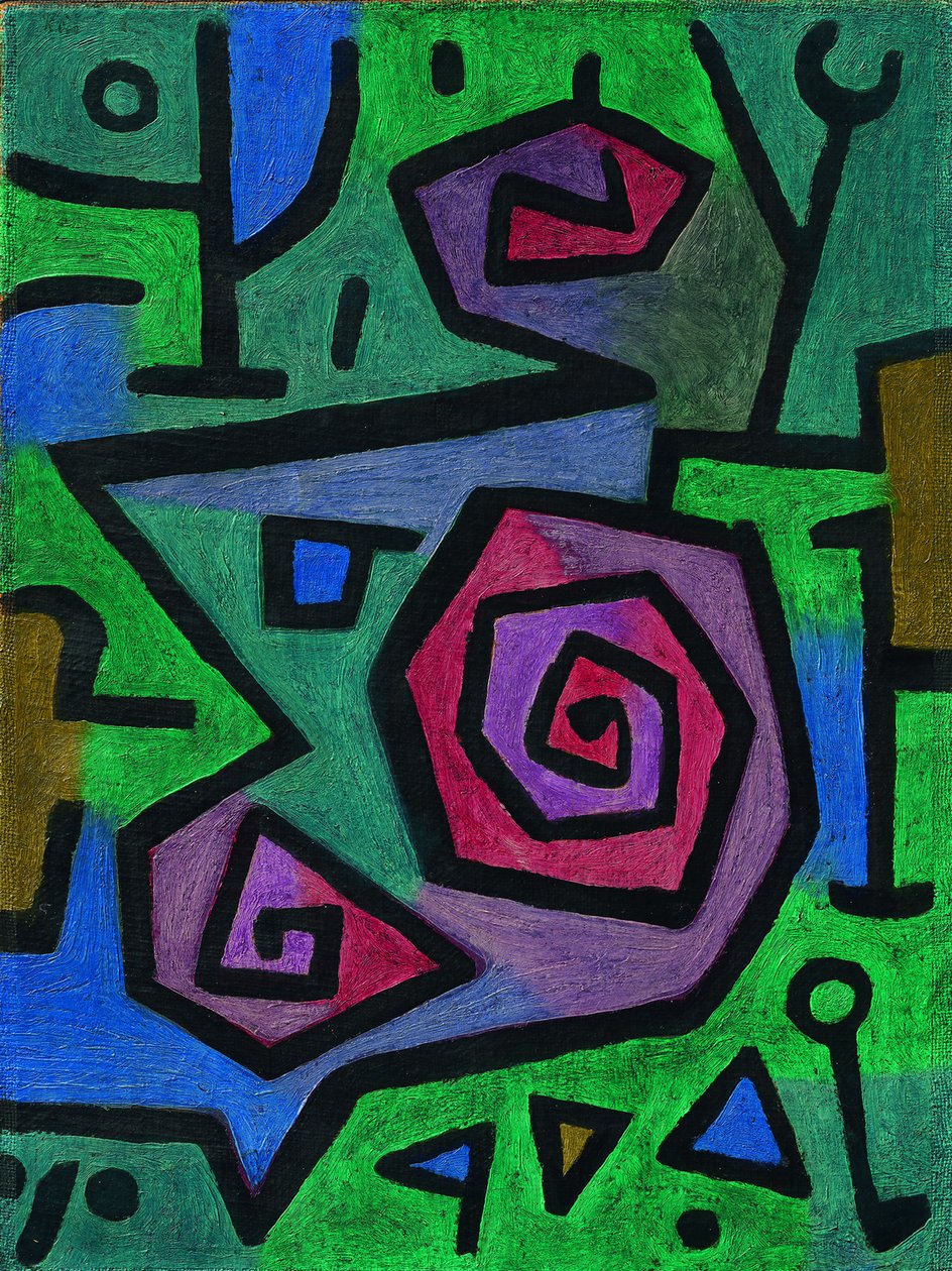 Heroic Roses, 1938 tekijältä Paul Klee