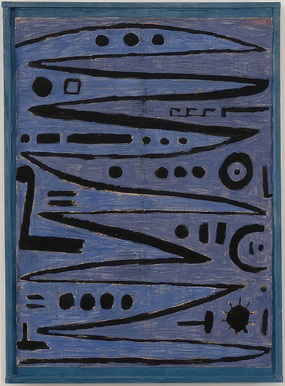 Sankarilliset jousen vedot. 1938 tekijältä Paul Klee
