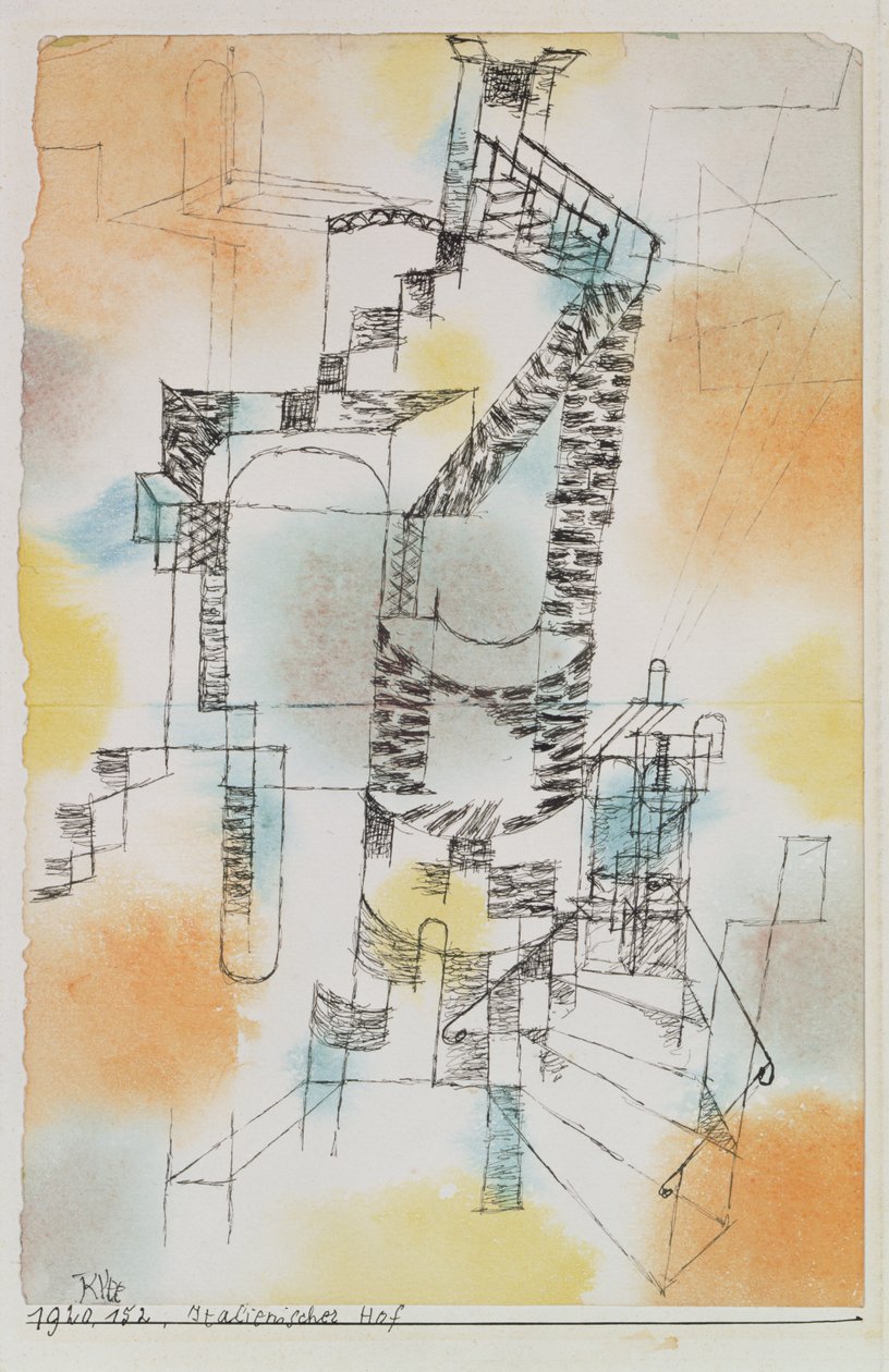 Italialainen piha tekijältä Paul Klee