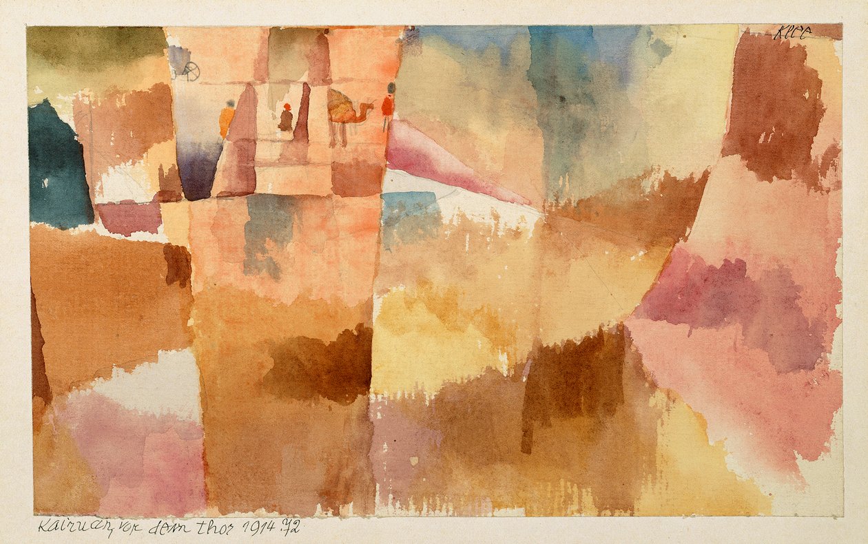 Kairouan, Ennen portteja. tekijältä Paul Klee