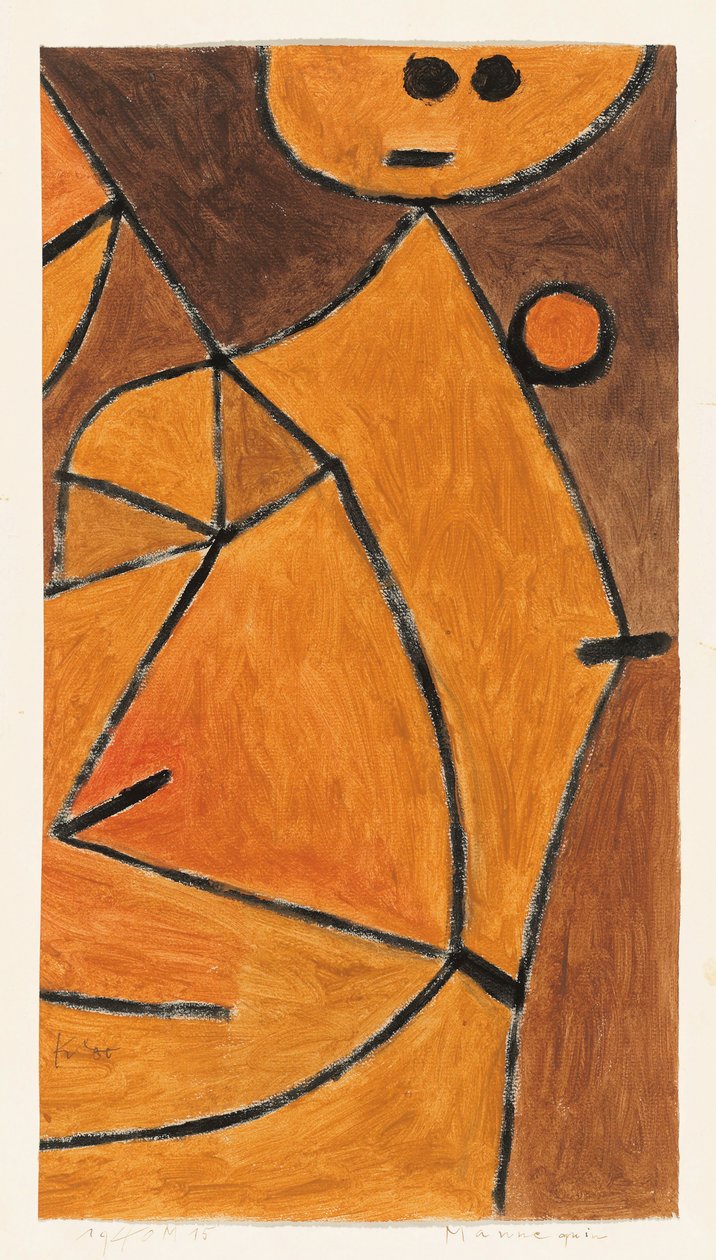 Mannekiini, 1940. tekijältä Paul Klee