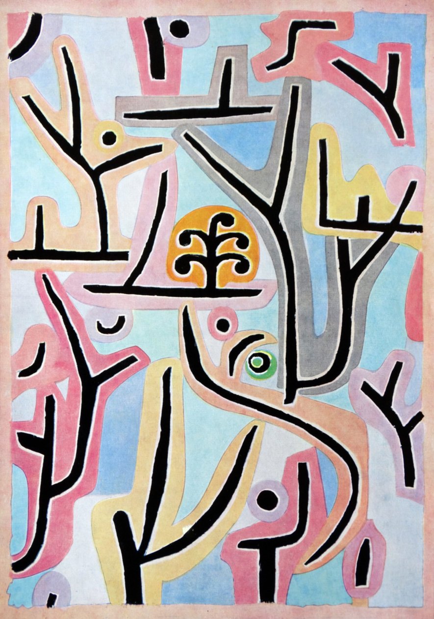Puisto lähellä Luzernia tekijältä Paul Klee