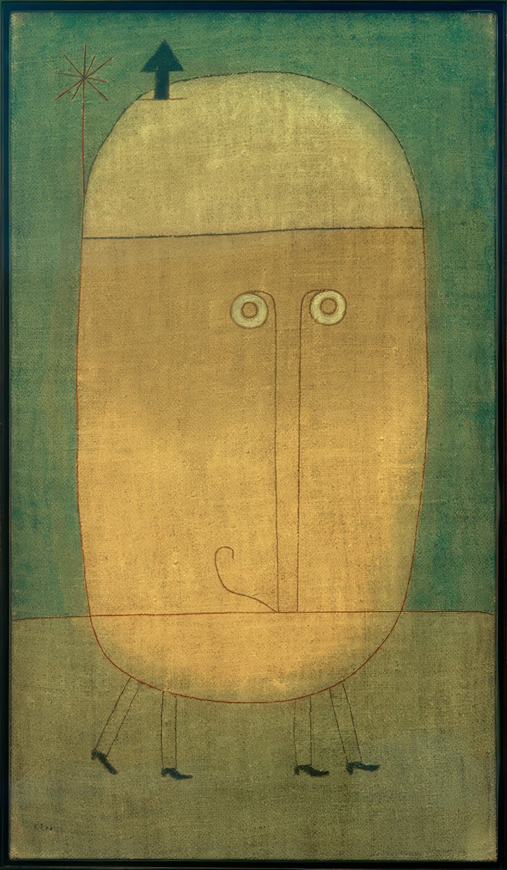 Paul Klee, Maske der Furcht / Gemälde, 1932 tekijältä Paul Klee