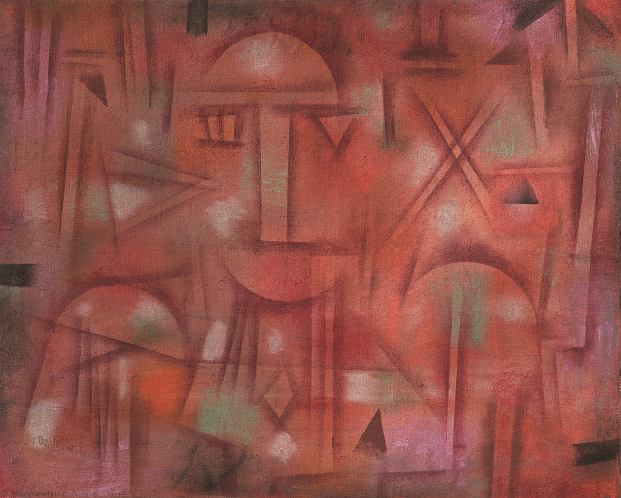 Fysiognominen kiteytyminen, 1924. tekijältä Paul Klee