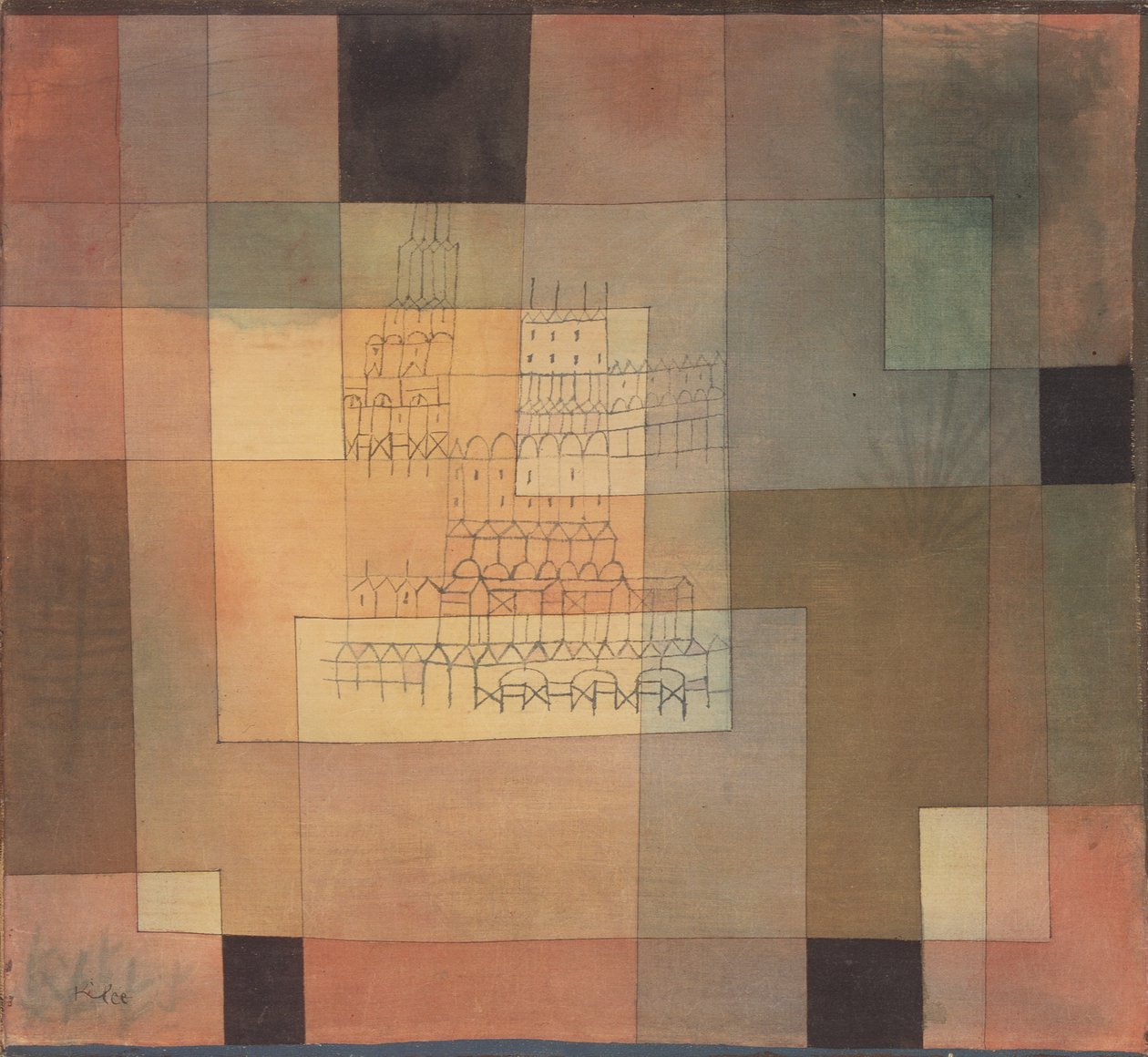 Polyfoninen arkkitehtuuri tekijältä Paul Klee