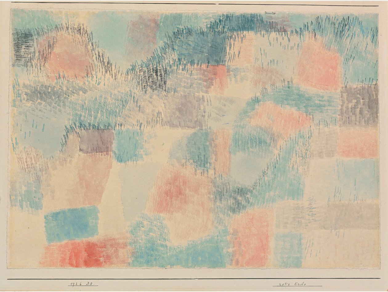 Rote Erde Red Earth, 1926. tekijältä Paul Klee