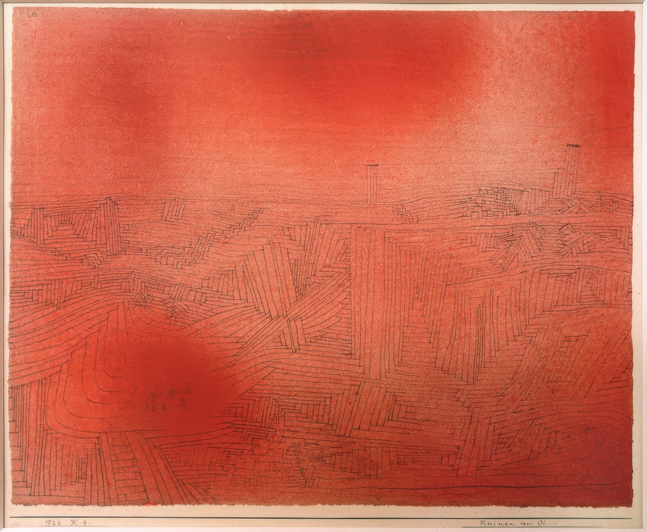 Oin rauniot... tekijältä Paul Klee