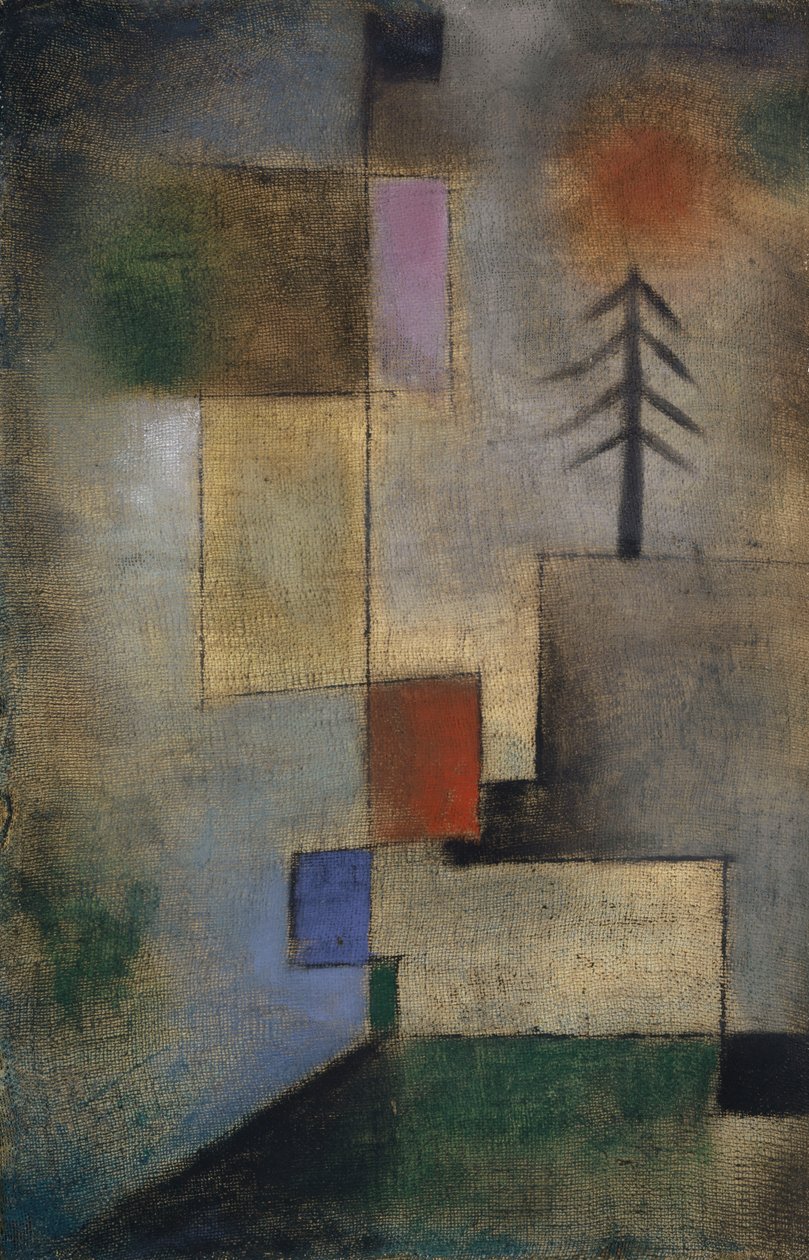 Pieni kuva kuusista, 1922. tekijältä Paul Klee