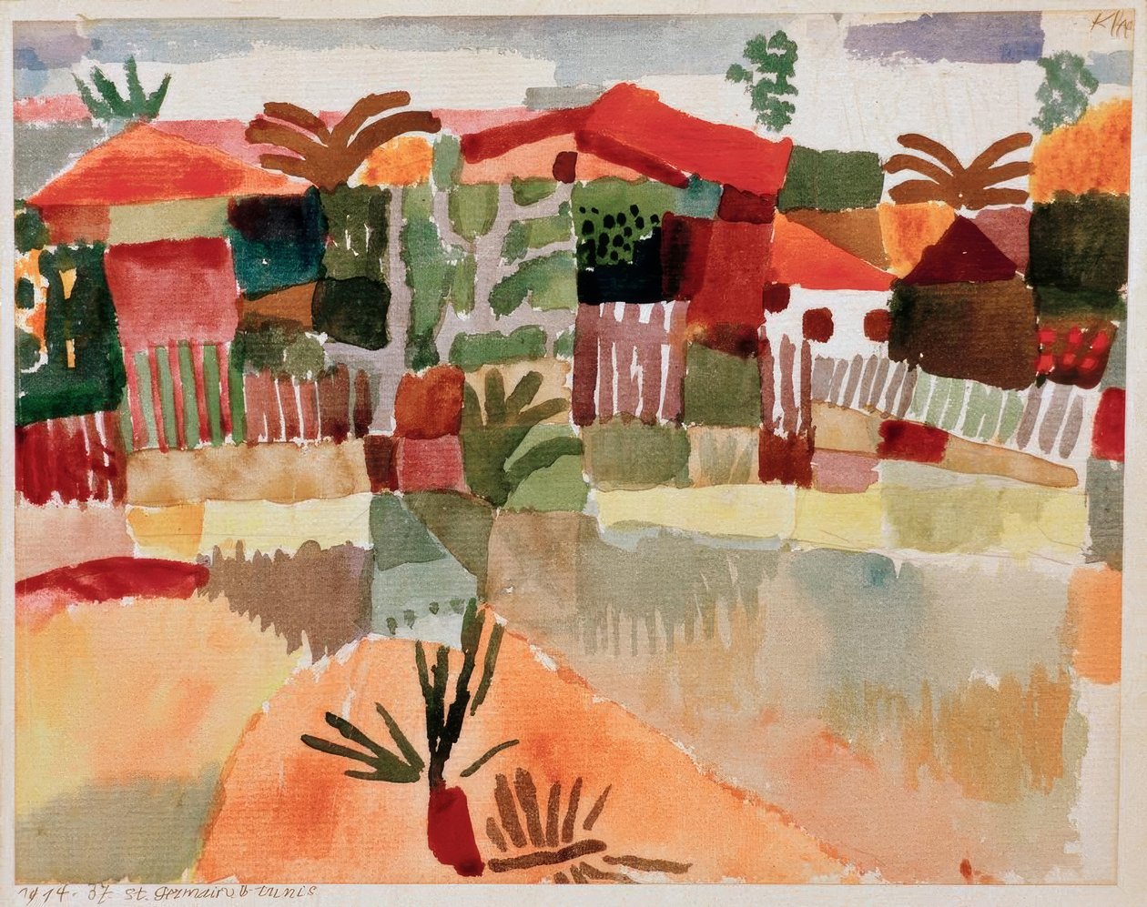 St. Germain s. Tunis tekijältä Paul Klee